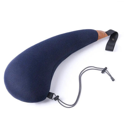 oreiller de voyage bleu douceur et confort