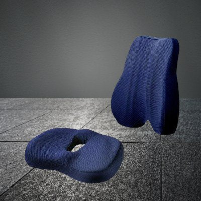 Coussin ergonomique |CoccyxReliefHip™ - Bleu