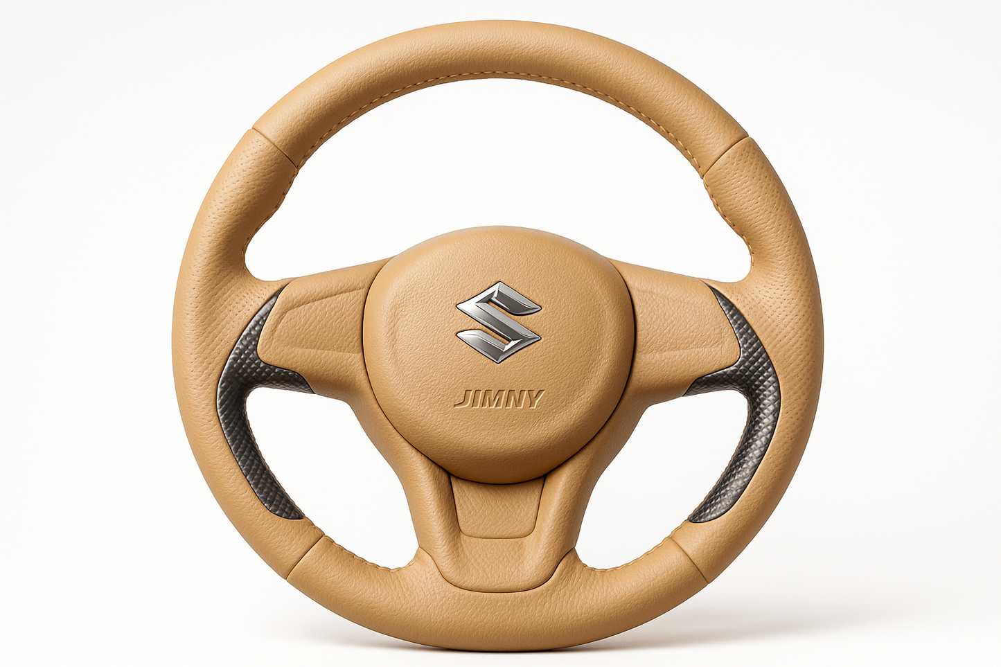 Couvre volant beige