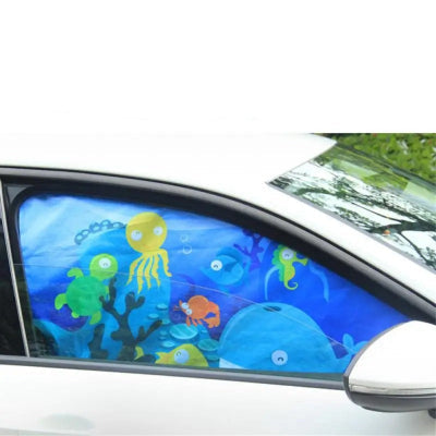 pare-soleil-voiture-enfants-bébés-solution-pratique-protéger-passagers-soleil-voiture