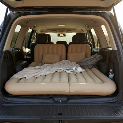 Matelas Voiture SUV 12cm 300kg | Pompe Électrique & 2 Oreillers Inclus