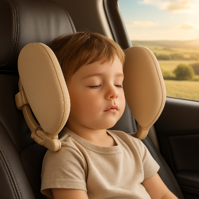 Oreiller pour voyage AutoRelaxHead voyage sereinement soutien tète