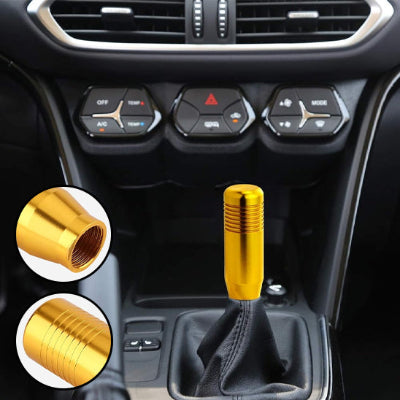 pommeau de vitesse aluminium jaune pommeau de vitesses