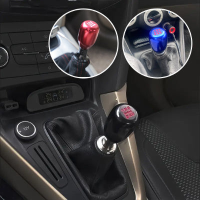 pommeau de vitesse inoxydable noir pommeau de vitesse