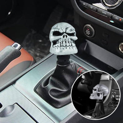 pommeau de vitesse tête de mort style spécial pommeau