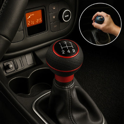 Pommeau levier de vitesse prémium rouge