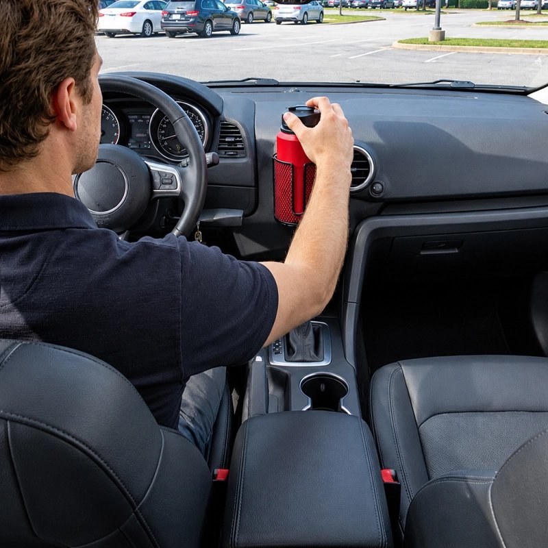 Porte gobelet pour voiture léger et peu encombrant