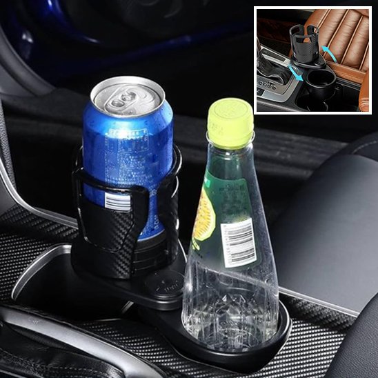 Porte gobelet voiture Fixation stable S'insĂšre entre siĂšges