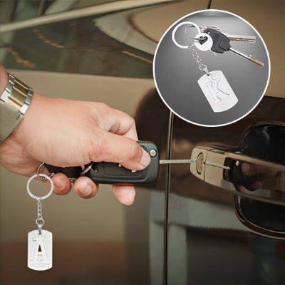 porte clé en acier inoxydable alliage léger