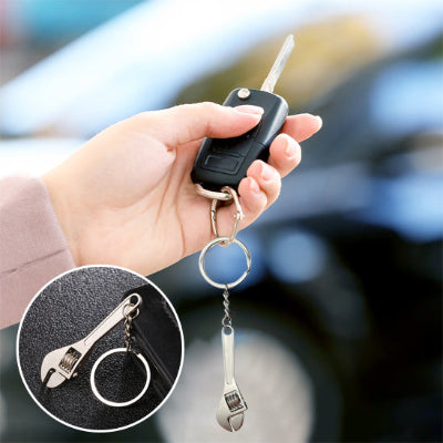 porte clé enforme de clé a molette utilisable et design créatif