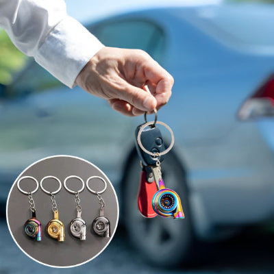 porte clé turbocompresseur multicolore l'accessoire qui raconte votre histoire automobile