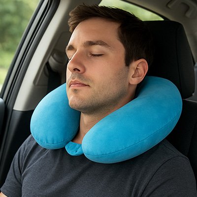 Oreiller de voyage voiture
