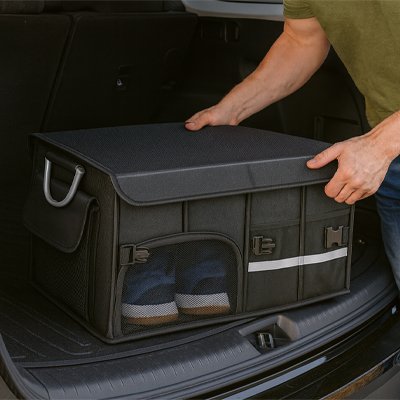 Rangement coffre voiture PratiOrga ™ modulable selon besoins