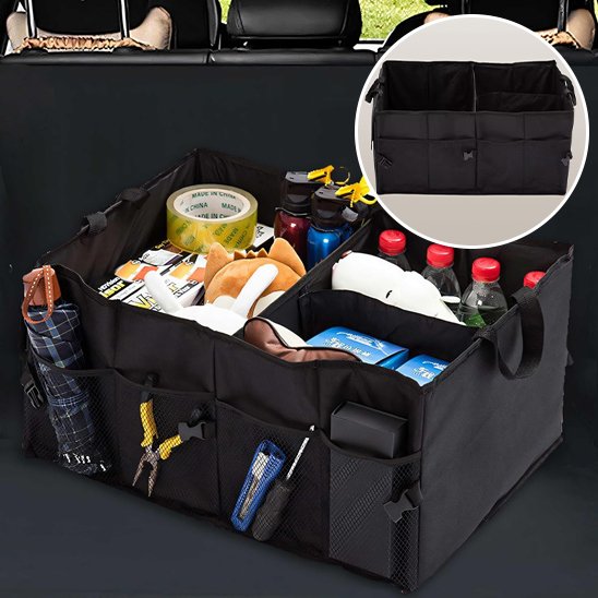 Rangement coffre voiture PliSecure âą solution rangement coffre voiture intelligente