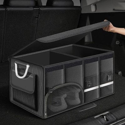 Rangement coffre voiture PratiOrga ™ expérience utilisateur transformée au quotidien