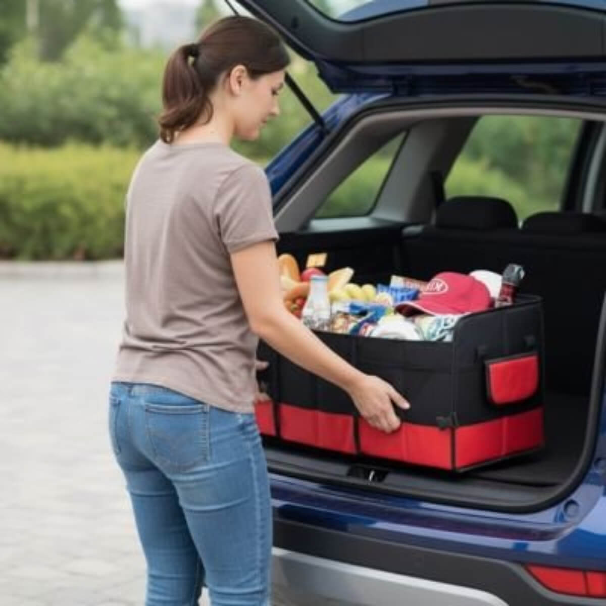 rangement coffre voiture design fonctionnel impeccable organisateur