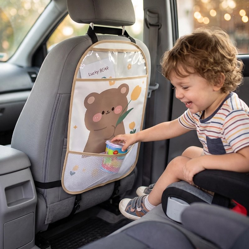 rangement voiture enfant toile résistante et imperméable