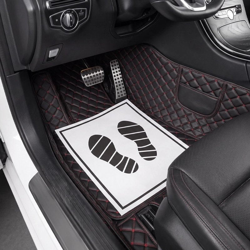 Tapis de sol voiture Bordure contrastée