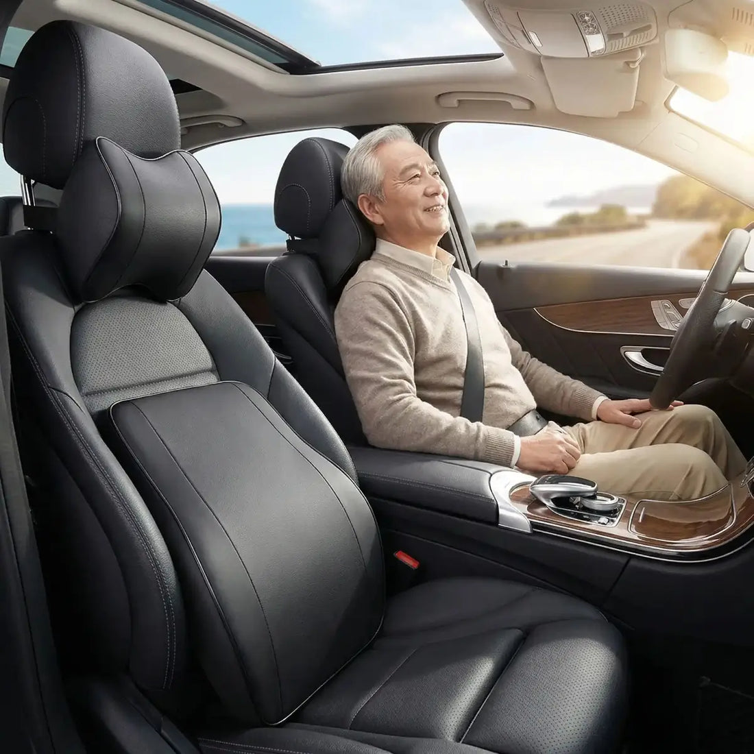 Coussin pour voiture — guide complet pour choisir en 2026 : lombaire, cervical, fessier et ergonomique