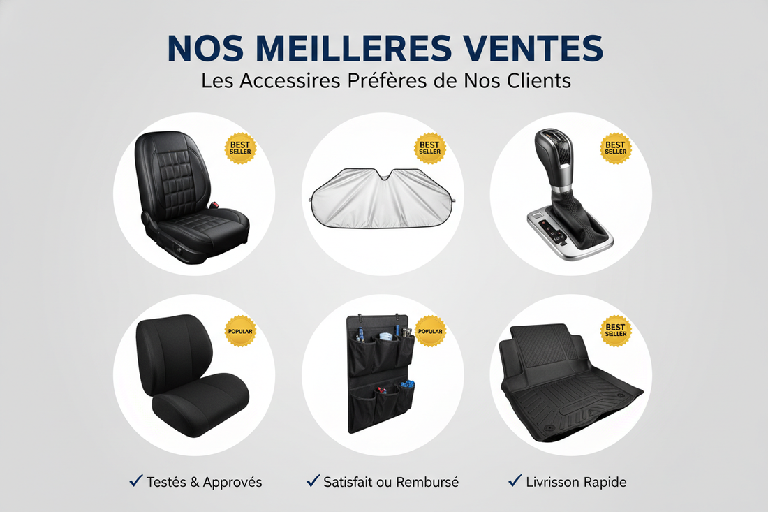 Accessoires essentiels road trip - Meilleures ventes pour voyage confortable en voiture