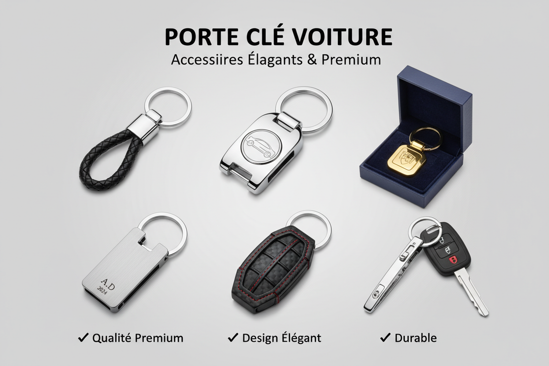 porte clé voiture universel accessoire élégant et premium protecteur durable clés voiture