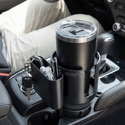 porte gobelet pour voiture 2 en 1 animation confort automobile
