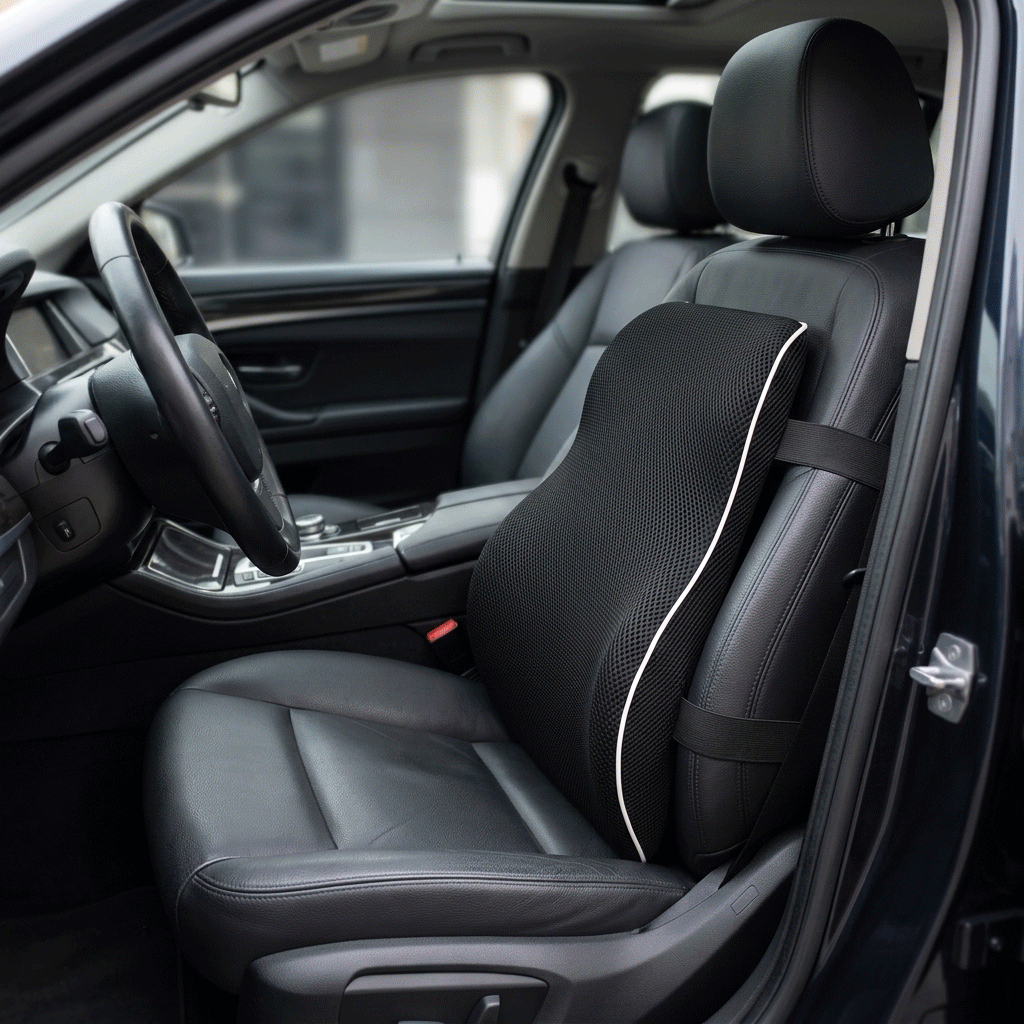 coussin lombaire voiture ergonomique anti rebond animation confort automobile