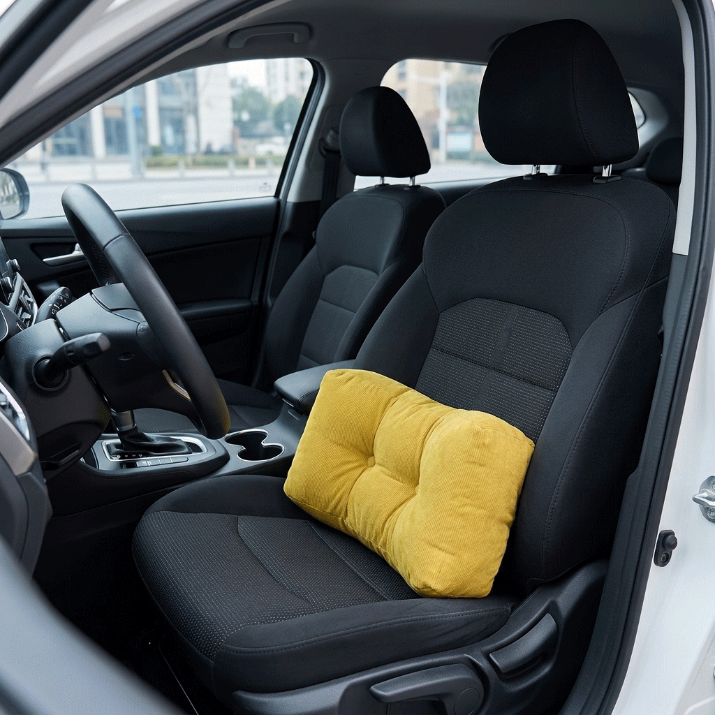 coussin lombaire voiture soutien dos animation confort automobile
