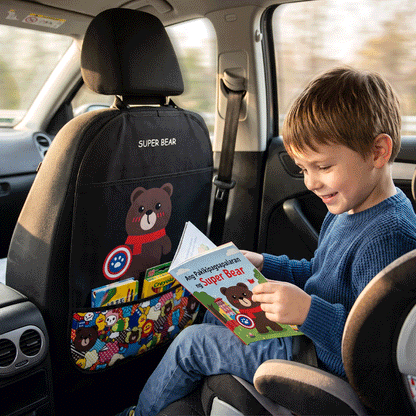 Organisateur voiture enfant confortable animation confort automobile