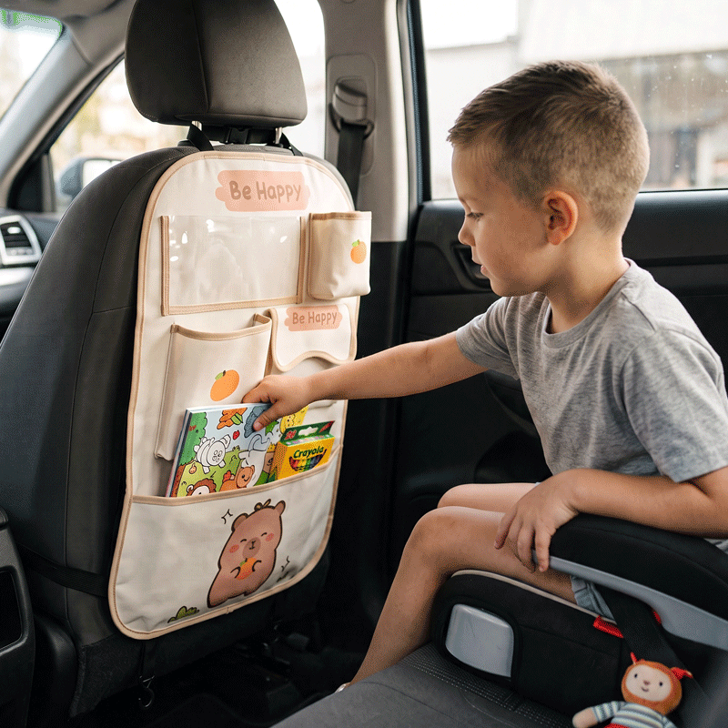 Organisateur voiture enfant sérénité animation confort automobile