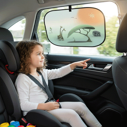 pare soleil voiture bebe animation confort automobile 