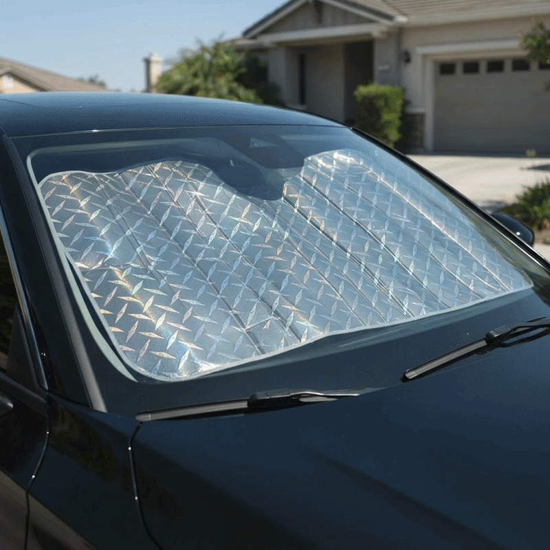 pare soleil voiture Anti-UV pliable animation confort automobile