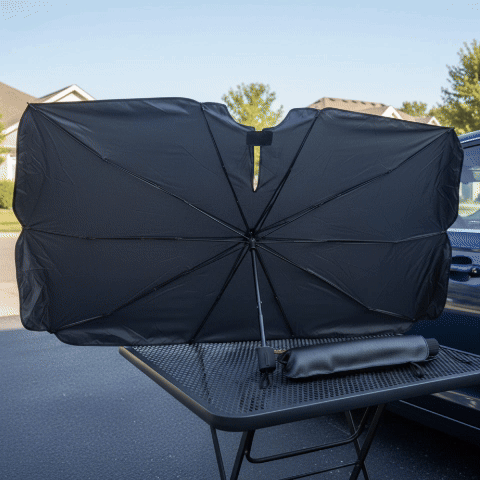 Pare soleil voiture premium animation confort automobile 