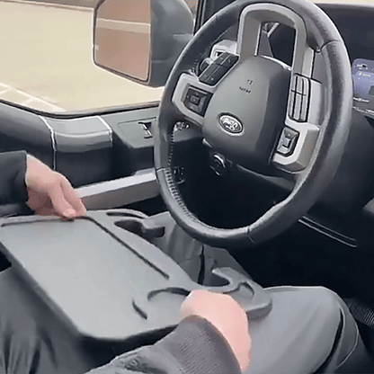 Plateau pour voiture fixation volant animation confort automobile