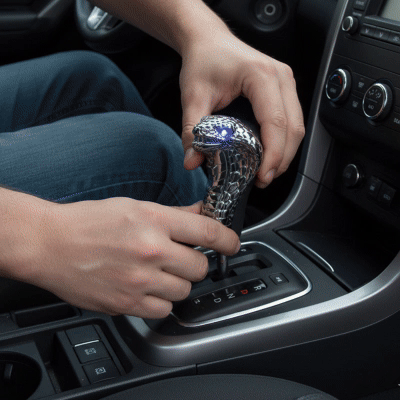 pommeau de levier  de vitesse tuning design cobra animation confort automobile 
