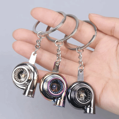 Porte clé voiture design turbocompresseur animation confort automobile 