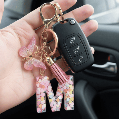 Porte Clé Voiture Élégance Personnalisable A-Z animation confort automobile 