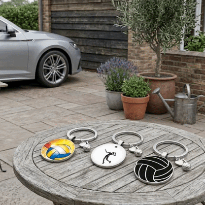 porte clef voiture |  pendentif athlète de volley-ball