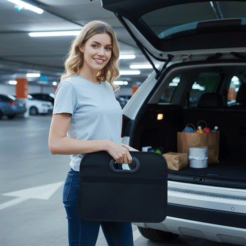 rangement coffre voiture rigide organisation optimale animation confort automobile