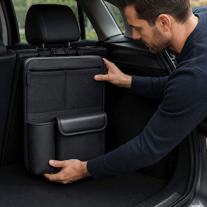 rangement coffre de voiture  animation confort automobile 