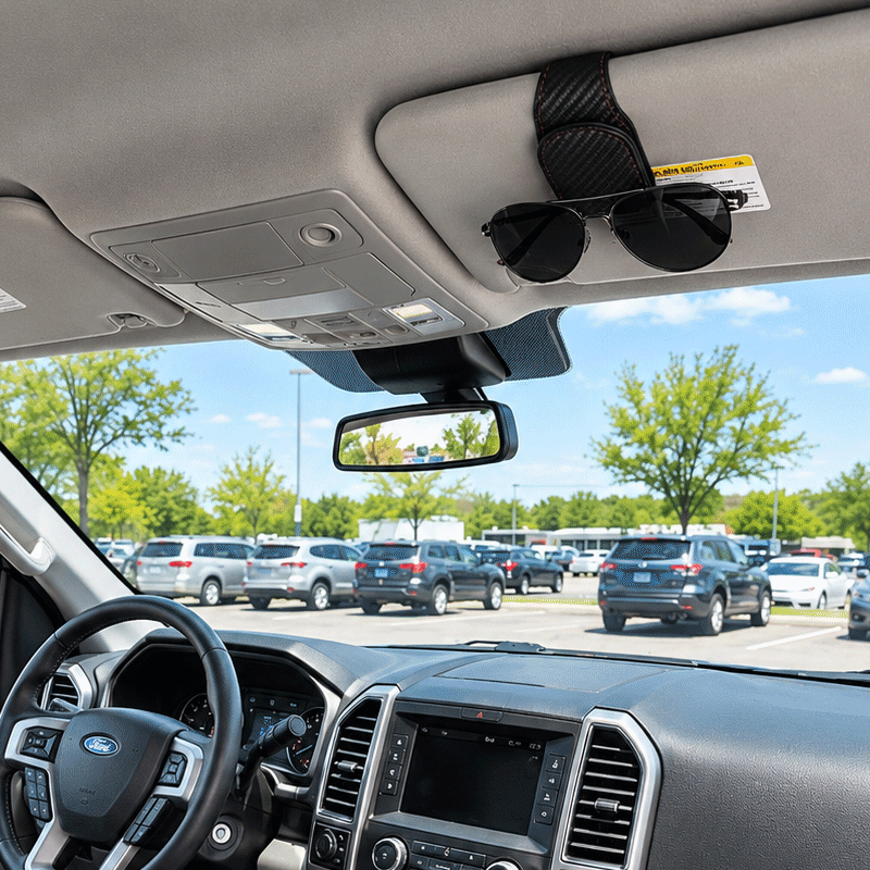 Support lunettes voiture magnétique animation confort automobile