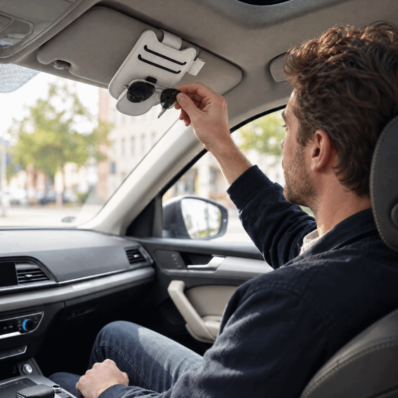 porte lunette voiture clip organiseur animation confort automobile