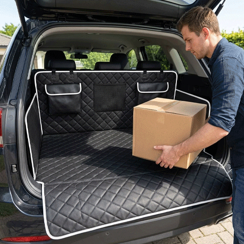 Tapis de coffre voiture protection intégrale animation confort automobile