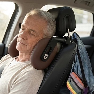 Appui tete pour voiture Conception de liaison à trois axes système de liaison un réglage multidirectionnel