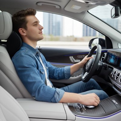 Appui tete voiture Revêtement respirant