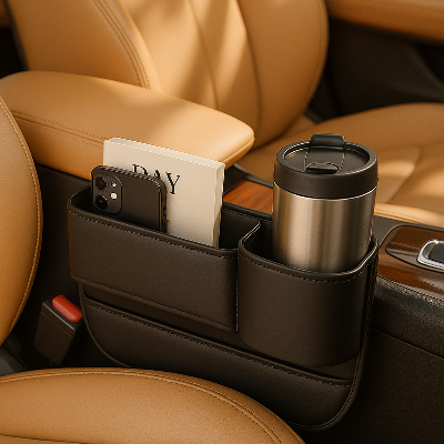 boite de rangement pour voiture noir polyvalence pour tous les conducteurs