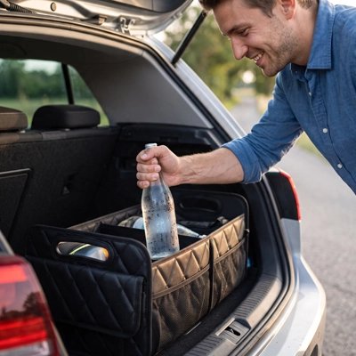  coffre rangement voiture Capacité de rangement optimisée