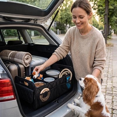 coffre rangement voiture Poignées de transport renforcées