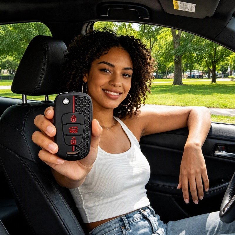 Coque clés de voiture Personnalisation  plusieurs coloris pour un style distinctif