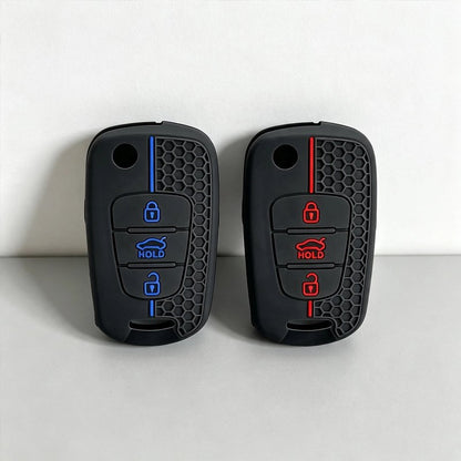 Coque clés de voiture silicone souple résistant aux chocs et aux rayures
